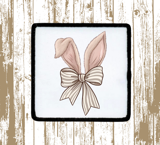 Coquette Bunny Ears Patch