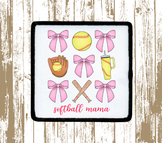 Softball Bow Patch