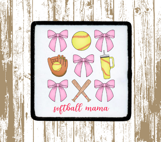 Softball Bow Patch