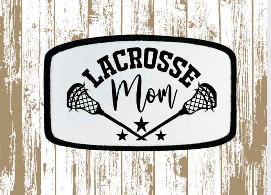 Lacrosse Mom Patch