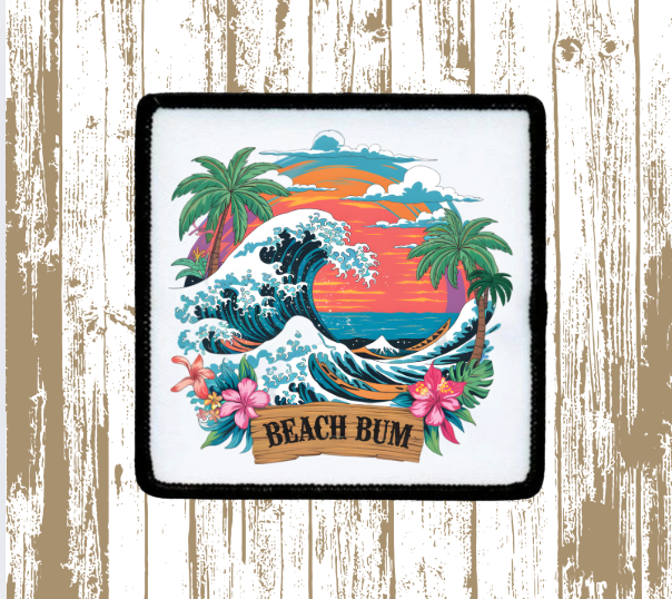 Beach Bum Wave Patch