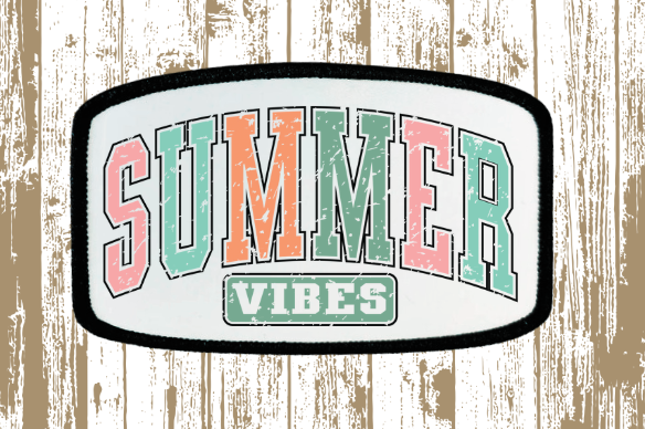 Distressed Summer Vibes Patch