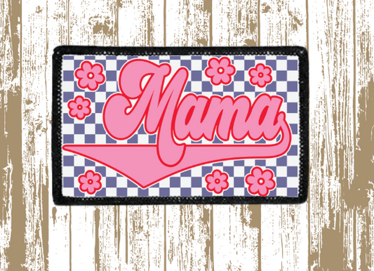 Checkered Mama Patch