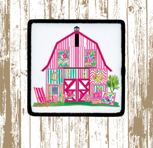 Preppy Southern Western Barn Patch