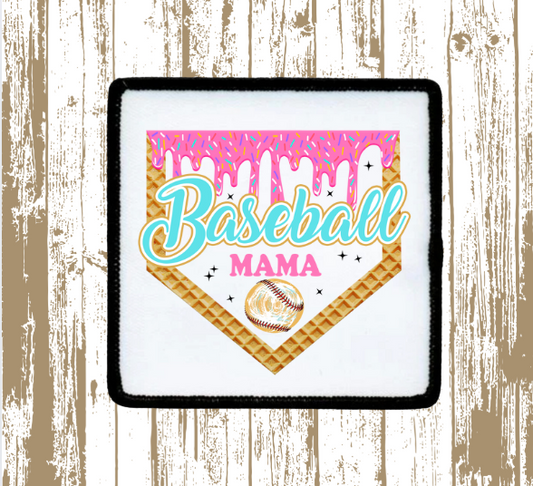 Drip Baseball Mama Patch