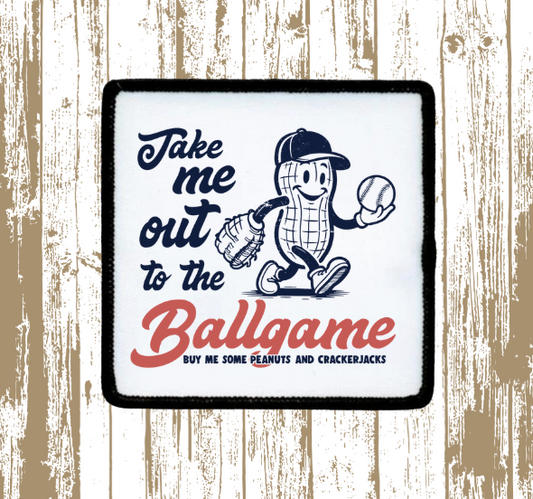 Take me out to the Ballgame Baseball Patch